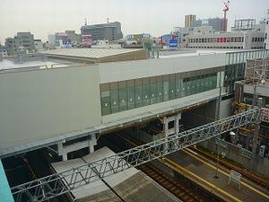 駅の建設工事写真・平成24年11月30日現在（2）