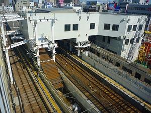 駅の建設工事写真・平成24年5月11日現在