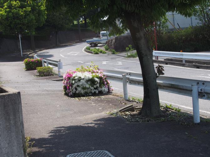 坂を上った左が駐車場です