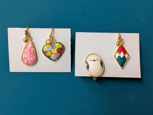 イヤリング完成画像