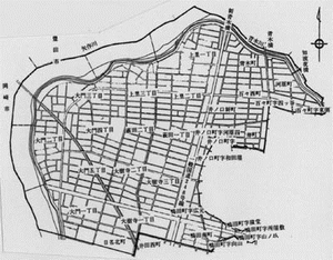 中部第2工区土地区画整理図