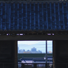 大樹寺より岡崎城の眺め