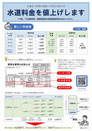 改定チラシ表