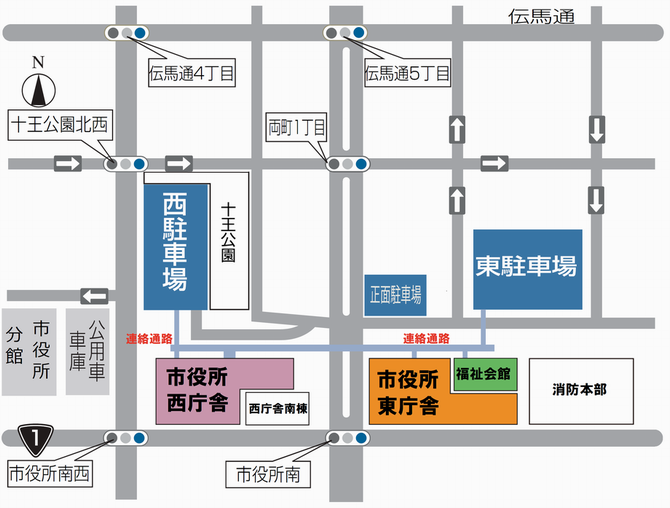 駐車場案内図