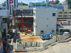 駅の建設工事写真・平成24年7月18日現在（1）