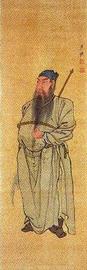 絹本著色関羽像