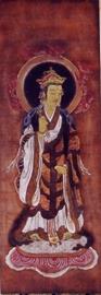 絹本着色十二天像「帝釈天（右ノ一）」