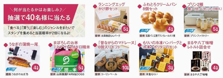 賞品ラインアップ