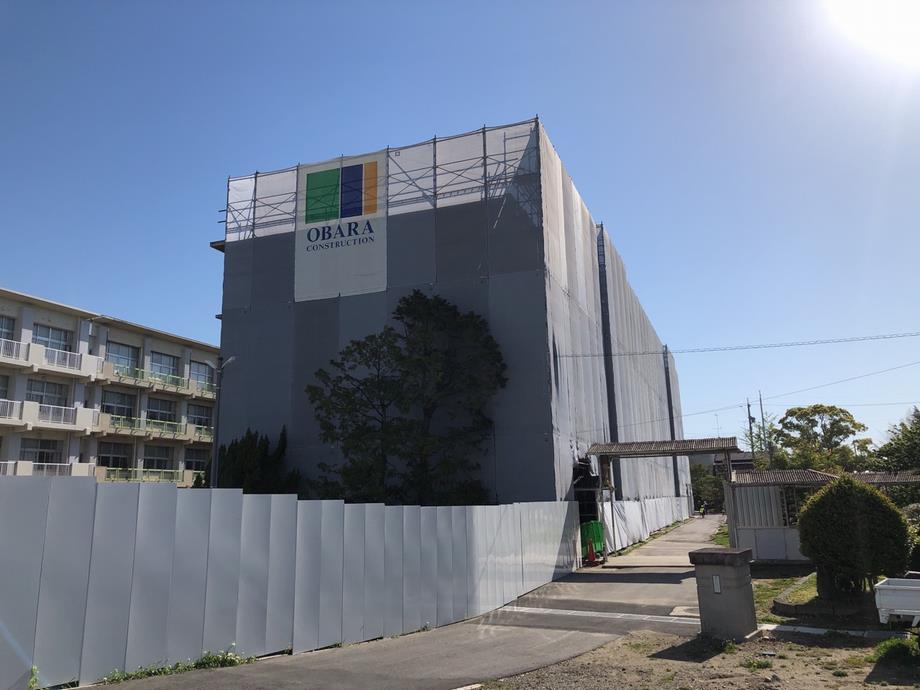 0005-外部足場設置完了