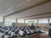 写真：中学生向けキャリア教育支援事業「地元で働くって？」＠竜南中学校（令和5年度）3