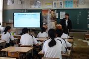 写真：中学生向けキャリア教育支援事業「地元で働くって？」＠北中学校（令和6年度）2