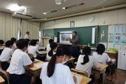 写真：中学生向けキャリア教育支援事業「地元で働くって？」＠矢作北中学校（令和6年度）3