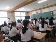 写真：中学生向けキャリア教育支援事業「地元で働くって？」＠竜南中学校（令和7年度）3