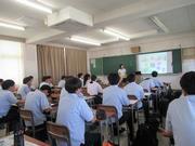 写真：地元企業インタビュー＠岡崎東高校（令和7年度）2