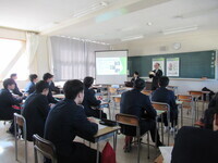 写真:地元企業説明会@岡崎工科高校4