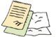 イラスト：紙製品 メモ用紙