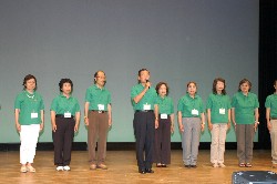 写真：発足宣言の様子