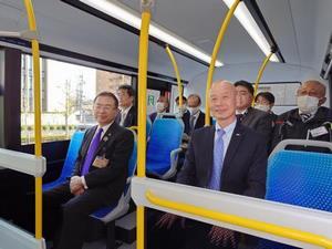 写真：試乗会の様子