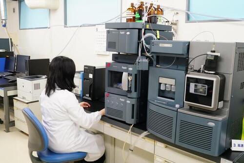 写真：水質調査