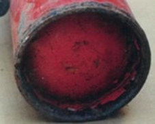 写真：消火器さび