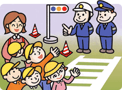 イラスト：交通安全教室2
