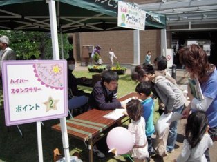 写真：受付のようす