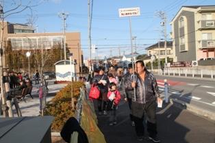 写真：クイズラリー開始