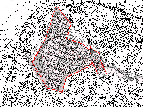 地図：細川さくら台まちづくり協議会の区域