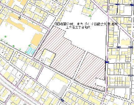 写真：岡崎翠の街まちづくり協議会の区域