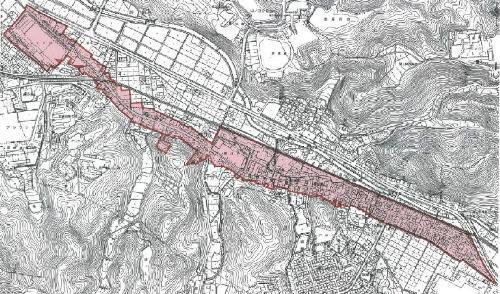 写真：藤川まちづくり協議会の区域