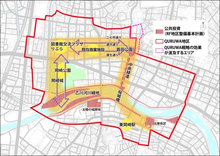 地図：240328_主要回遊動線QURUWA