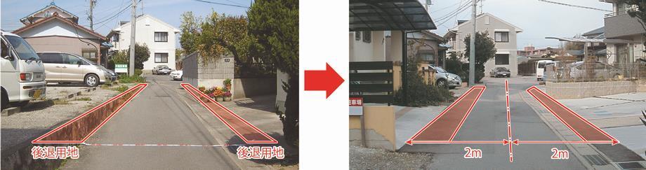 写真：拡幅整備