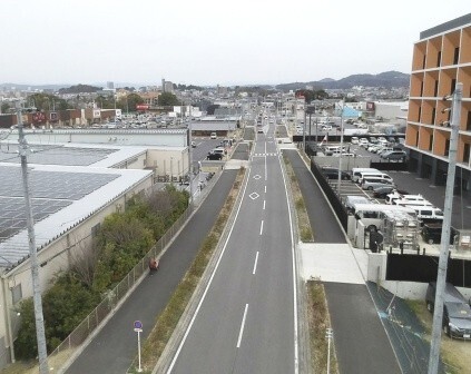 写真：整備された道路の様子
