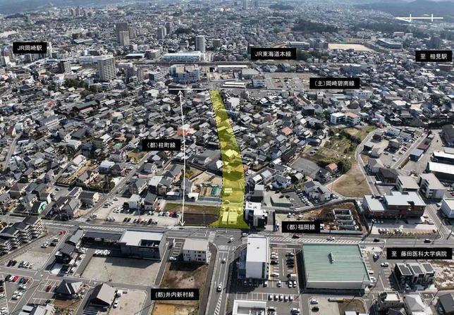 写真：柱町線航空