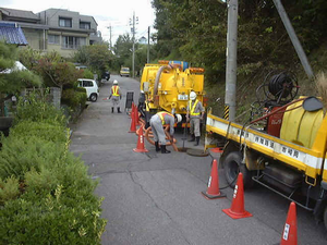 写真：管渠清掃