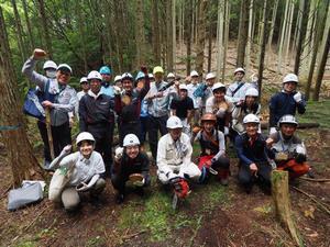 間伐作業集合写真