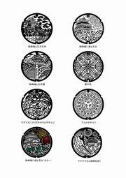 写真：マンホール蓋デザイン