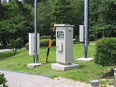 写真：マンホールポンプ所（盤）