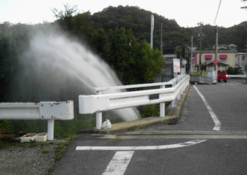 写真：漏水事故1
