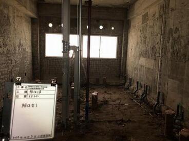 写真：便所の解体が完了した様子