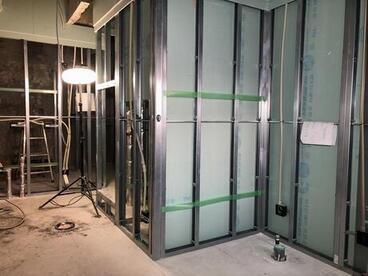 写真：内装工事の様子