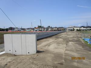 写真：基礎工事中の給食センター（令和5年6月）4