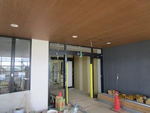 写真：工事中の給食センターの入口（令和6年6月）