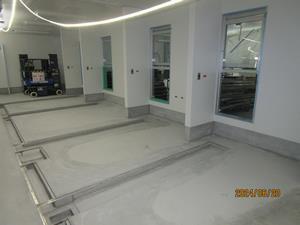 写真：工事中の給食センターの内装（令和6年6月）1