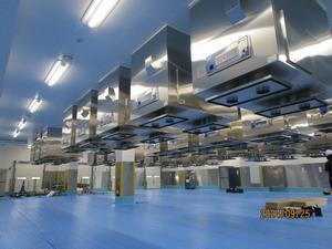 写真：工事中の給食センター内装（令和6年9月）2