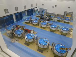 写真：工事中の給食センター内装（令和6年9月）3