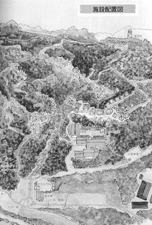 施設配置図：岡崎市少年自然の家