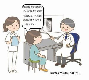 イラスト：説明する医師
