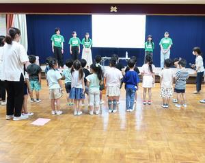 写真：矢作こども園での熱中症対策講座の様子2