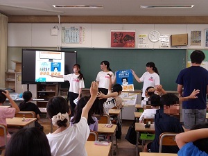 矢作東小学校熱中症対策講座の様子5